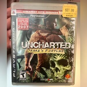 Sony 3 Uncharted: Drake's Fortune - Black and Red PS3